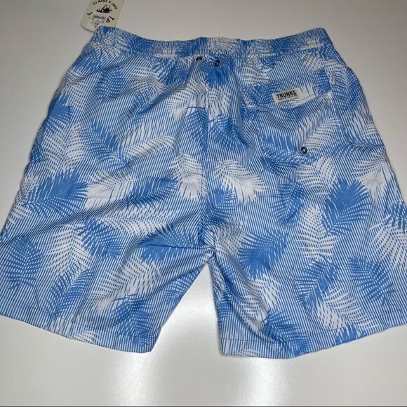 Trunks Surf & Swim Co Men's 7.75" San O Swim Trunks - Light Blue XL, Blue/Blue - Picture 6 of 10